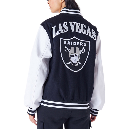 Chaqueta Varsity Nfl Patch Las Vegas Raiders