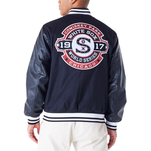 Chaqueta Varsity Mlb Patch Chicago White Sox