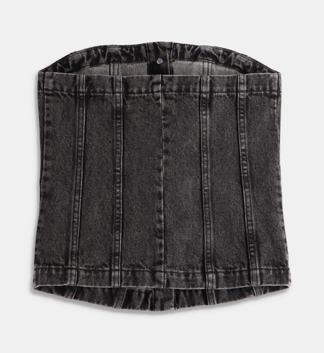 Troyes Black Denim Tank