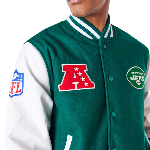 Chaqueta Varsity Nfl Patch New York Jets