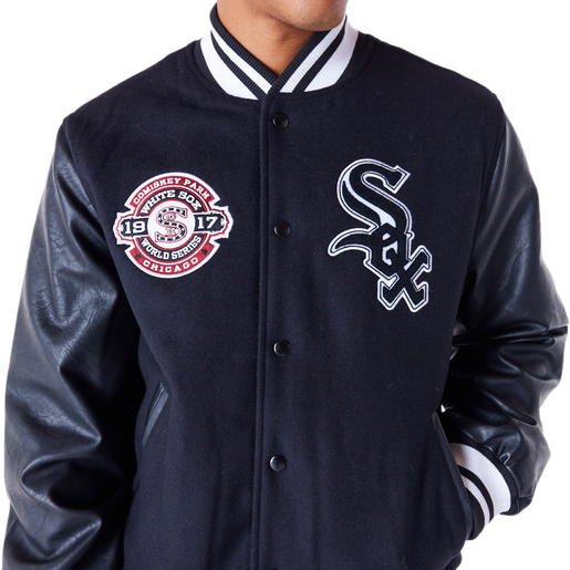 Chaqueta Varsity Mlb Patch Chicago White Sox