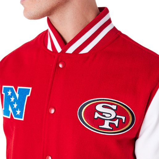 Chaqueta Varsity Nfl Patch San Francisco 49Ers