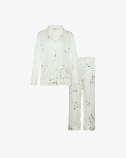 The Dream Slip Pijama in White