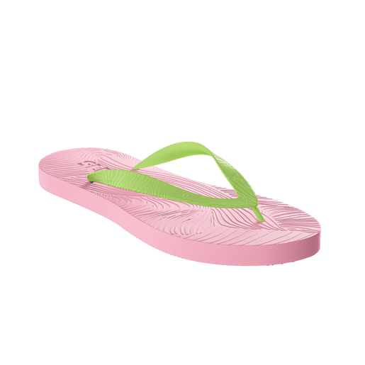 SLIM WIDE STRAP Pink Green