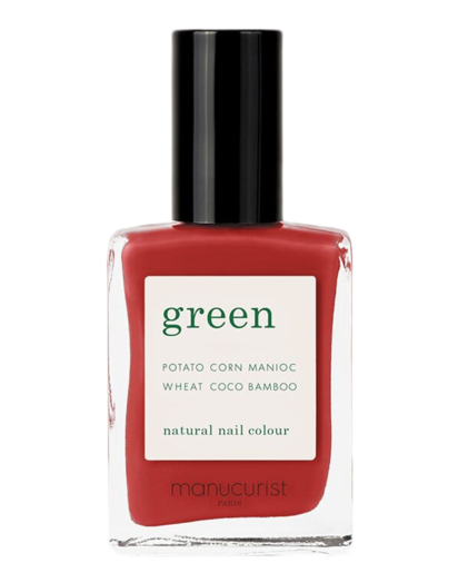 Green Nail Polish 15 ml Poppy Red